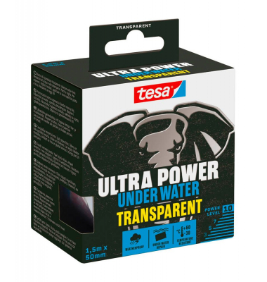 Ultra Power Under Water Gewebeband transparent 50,0 mm x 1,5 m