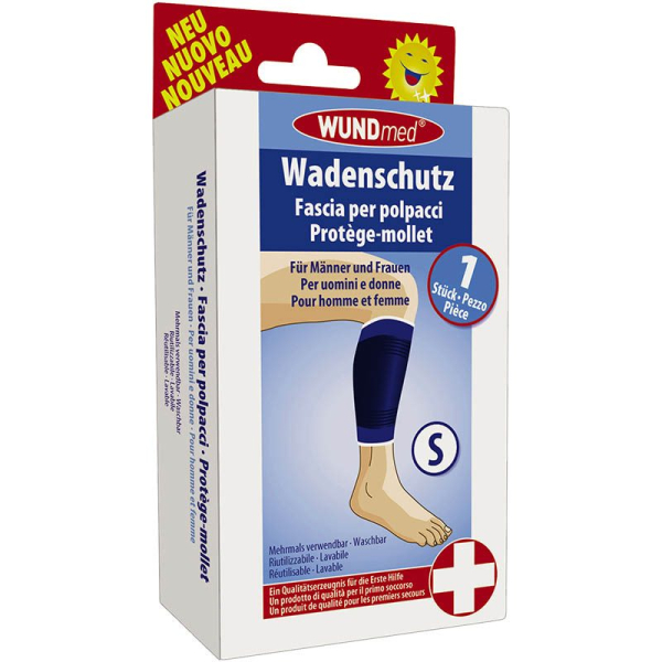 4260206626800 - Wadenschutz Elastisch Blau Größe s Wadenstütze Wadenbandage - Wundmed