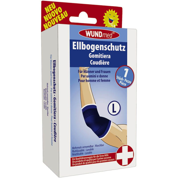 4260206626923 - Ellenbogenbandage Gr M blau 4260206626923 WUNDmed