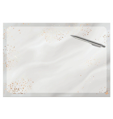 Schreibtischunterlage Glittery Joy graugold 30 Blatt