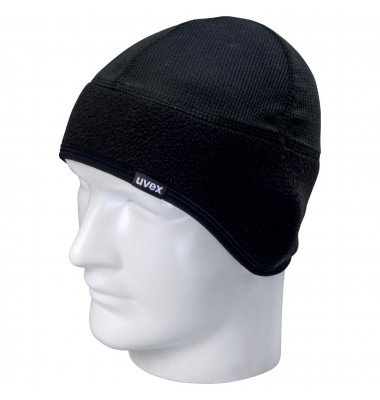 Wintermütze 9790015, mit Ohrenschutz, für Helme, Größe SM, schwarz