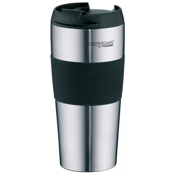 5010576918390 - Isolierbecher PRO schwarz silber 04 l 5010576918390 THERMOcafé by THERMOS