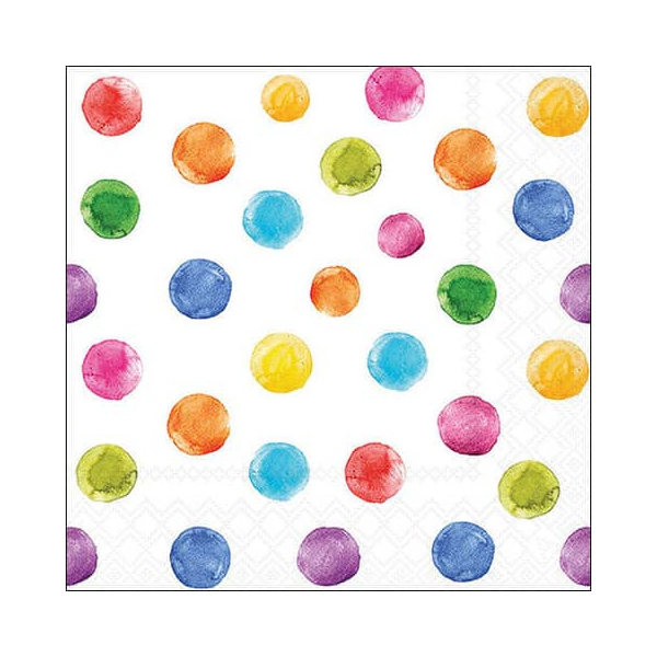 8712159201642 - Motivserviette 33x33cm Dots 8712159201642 20 Stück