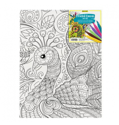 Malset Printed Canvas  Bird