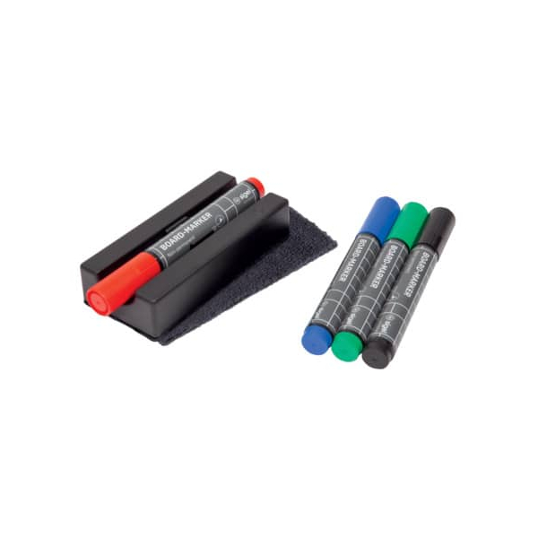 4004360778742 - Whiteboard Zubehör-Set (B x H) 130 mm x 60 mm Schwarz BA151