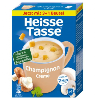 Instantsuppe Champignoncreme 4ST für 600ml