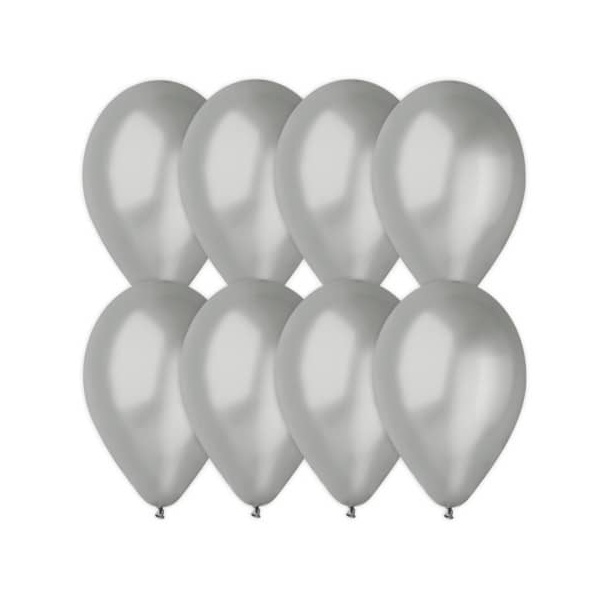 4250554600447 - Luftballon 8ST silber 4250554600447 KARALOON