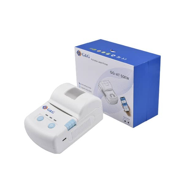 6937015568499 - GG-AT-50EW-USB Etiketten-Drucker Thermodirekt 203 x 203 dpi Etikettenbreite (max) 48 mm Bluetooth®