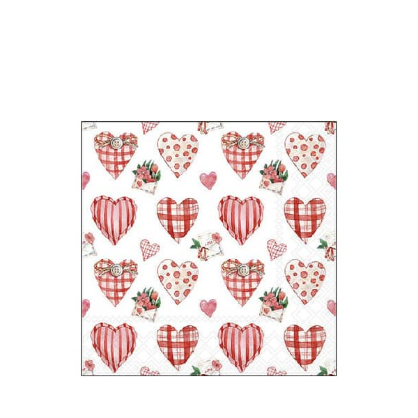 8712159202700 - Motivserviette 25x25cm Lovley heats 8712159202700 20 Stück