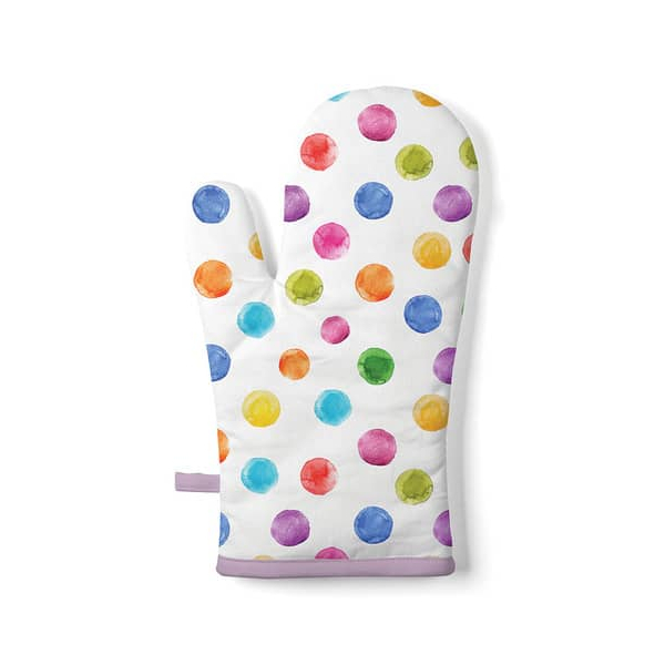 8712159204186 - Ofenhandschuh dots weiß bunt Größe Einheitsgröße 18x30cm 8712159204186 Ambiente