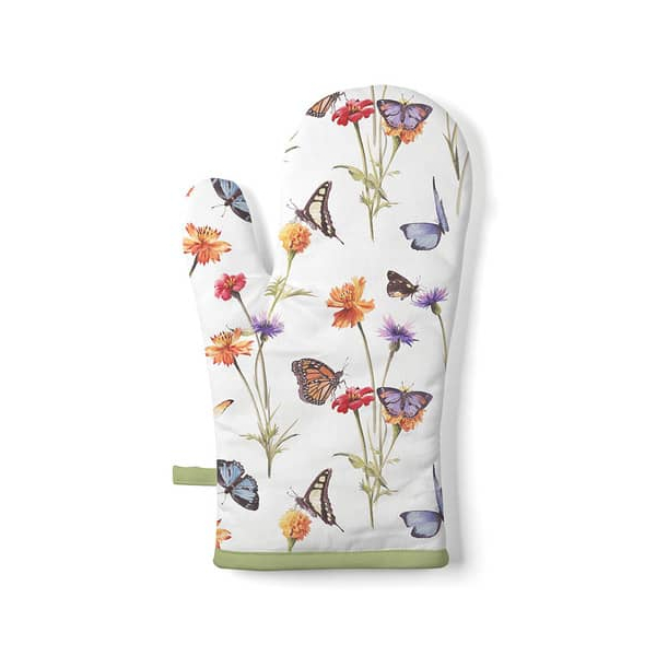 8712159204704 - Ofenhandschuh Butterfly garden weiß bunt Größe Einheitsgröße 18x30cm 8712159204704 Ambiente