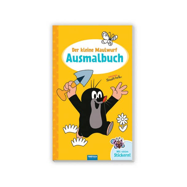 9783965525184 - Der kleine Maulwurf   Der kleine Maulwurf Ausmalbuch mit Stickern Kartoniert (TB)