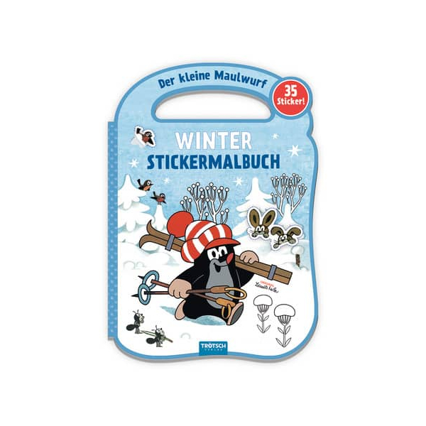 9783965528444 - WeihnMalbuch mit Stickern Kl Maulwurf 9783965528444 TRÖTSCH