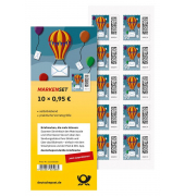 0,95 € Briefmarken Ballonpost selbstklebend