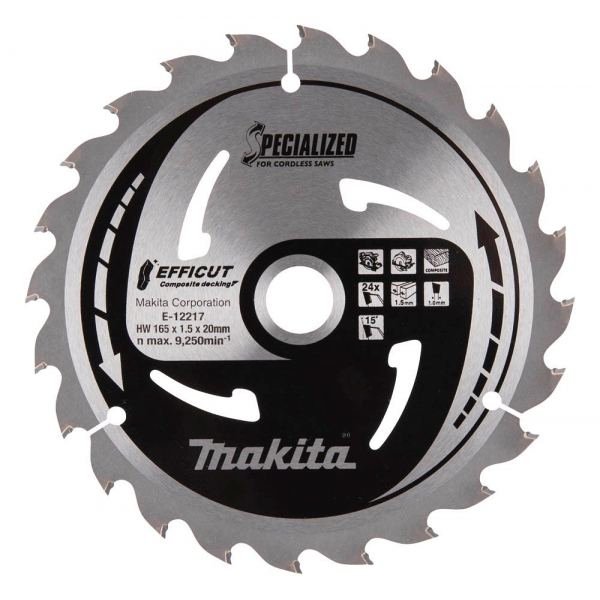 0088381584753 -  E-12217 EFFICCUT Kreissägeblatt 1650 mm 24 Zähne 0088381584753 makita