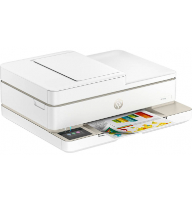 ENVY 6520e All-in-One 3 in 1 Tintenstrahl-Multifunktionsdrucker weiß, HP Instant Ink-fähig