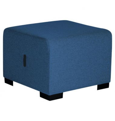 Hizia Sofa Pouf 1-Sitzer Jeansblau