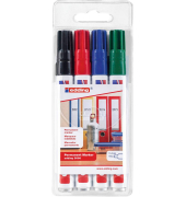 Permanentmarker 3000, 4-3000-4-2, Pack, 4-farbig sortiert, 1,5-3mm Rundspitze