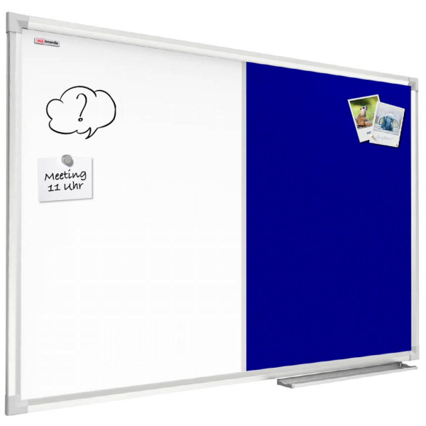 5902622414508 - Kombitafeln CO129FN Filz Whiteboard Holz 5902622414508 ALLboards