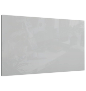 Glas-Magnettafel 100,0 x 80,0 cm grau