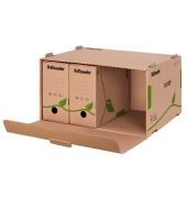 10 Esselte Archivcontainer ECO braun 43,9 x 34,0 x 25,9 cm