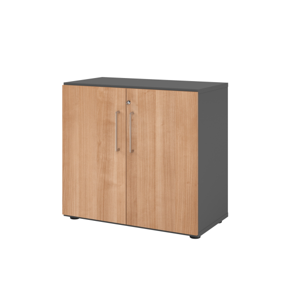 4032062324882 - Aktenschrank 928T2 V928T2 G N BS grafit nussbaum 1 Fachboden 800 x 420 x 748 cm