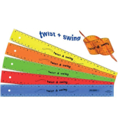 Kunststoff-Lineal Twist'n Swing 9040 farbig sortiert 30cm