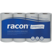 Küchenrollen Racon Premium 100626 3-lagig weiß Rolle à 51 Blatt