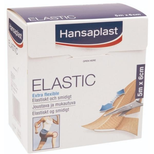 4005800184222 - Pflaster Elastic 6cm x 5m hautfarben 4005800184222 Hansaplast