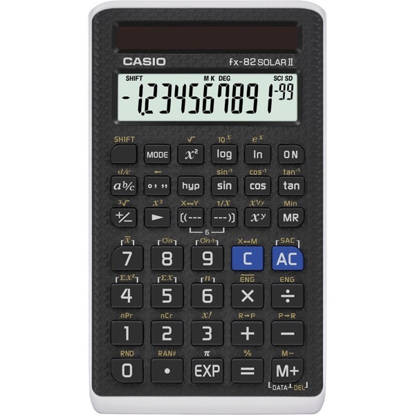 4549526600692 - fx-82SOLAR II - Wissenschaftlicher Taschenrechner - 10 Stellen + 2 Exponenten - Solarpanel (FX-82SOLARII)