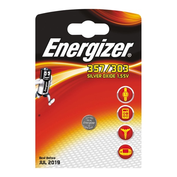 7638900252989 - Knopfzelle 357 303   SR44 7638900252989 Energizer