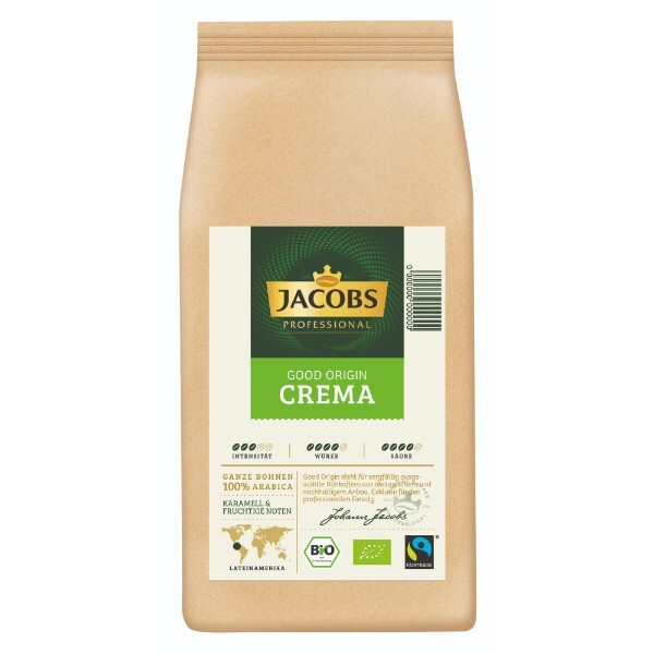 8711000893722 - Bohnenkaffee Jacobs Krönung Good Origin Espresso 1kg Fairtrade und Bio zertifiziert röstig-süßer Toffeegeschmack