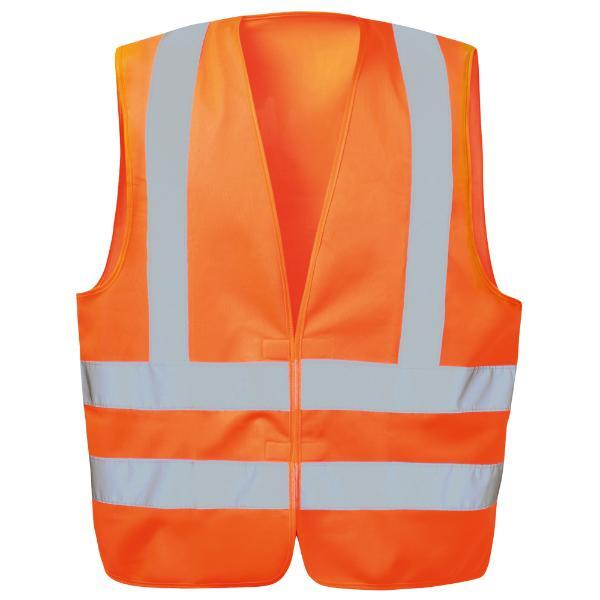 4025888216608 - Warnweste KARL Polyester Klettverschluss Größe universal orange 4025888216608 wicaTex