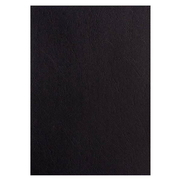 8717448011124 - Umschlagmaterial Karton ledergenarbt 250 gm² A4 schwarz 8717448011124 100 Stück