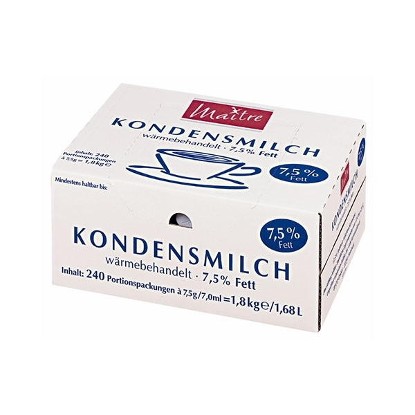 4045500511393 - Kondensmilch Maitre 4049014 4% Fett 240x 75ml in Portionsdose 4045500511393 240 Stück