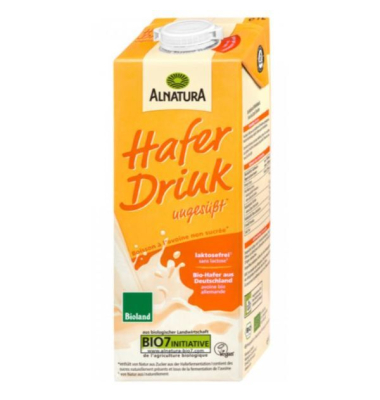 Haferdrink 5560526771, 1,4% Fett, laktosefrei, vegan, 8x 1 Liter, im Tetrapack