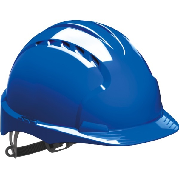 5038428125888 - Schutzhelm EVO3 AJF160 aus HDPE Gleitversch belüftet blau 5038428125888 JSP