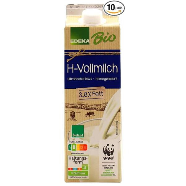 4311501318485 - H-Milch H-Vollmilch 733218 35% Fett 1 Liter im Tetrapack 4311501318485 Edeka