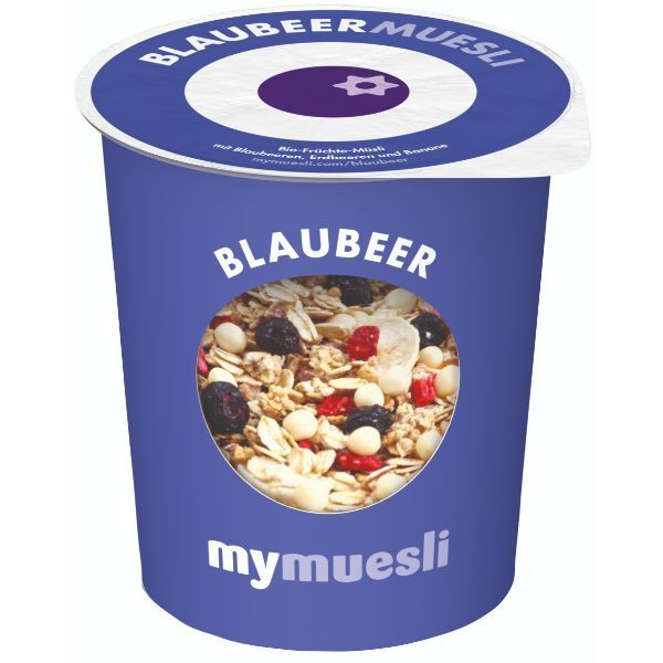 4260188781122 - Müsli 2GO Blaubeere Inhalt 85g Becher 4260188781122 MyMüsli