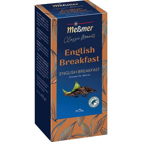 4002221042759 -  PK25 MESSMER TEA ENGLISH BREAKFAST 175G 4002221042759 MESSMER 25 Stück