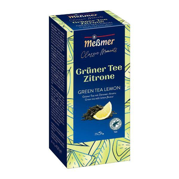 4002221042810 -  Tea Green Tea Lemon 175g 25 Beutel Grüner Tee 4002221042810 MESSMER 25 Stück