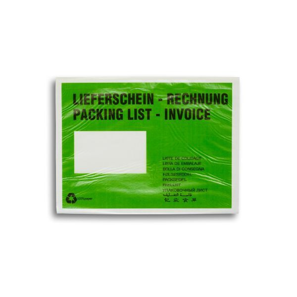 4016737010461 - Lieferscheintaschen DEBAPAC Paper 622H0000239 C5 LIEFERSCHEIN - RECHNUNG selbstklebend  4016737010461 250 Stück