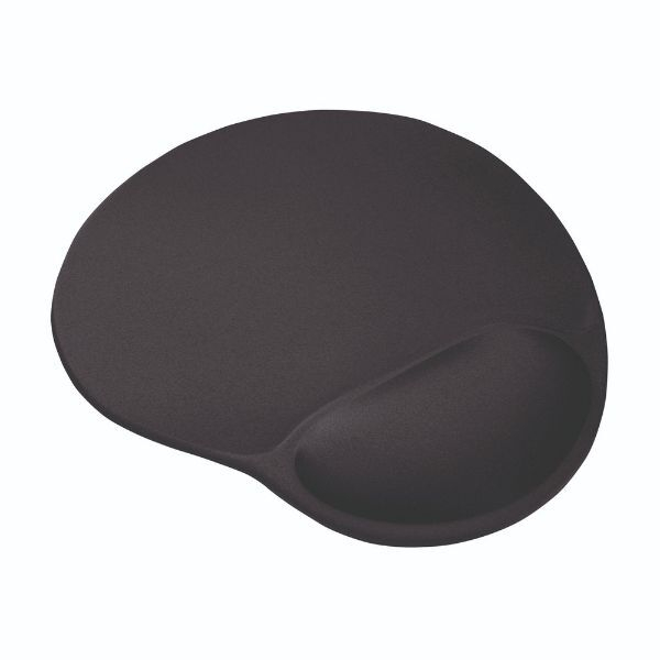 8713439169775 - Bigfoot Gel Mouse Pad - Mauspad mit Handgelenkpolsterkissen - Schwarz