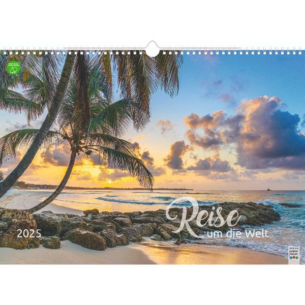 4061947026887 - Bildkalender 5151403344 Reise um die Welt 1 Monat   1 Seite 44x31cm 2025 4061947026887 Walter Panorama