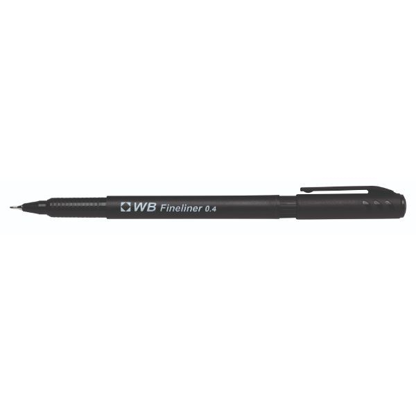 4255704325676 - Fineliner WB 746001 04 mm Schaft Schreibfarbe Schreibfarbe schwarz  4255704325676 HAINENKO