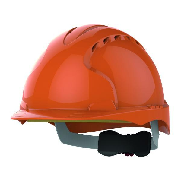 5038428126144 - Schutzhelm EVO3 AJF170 aus HDPE Drehverschluss belüftet orange 5038428126144 JSP