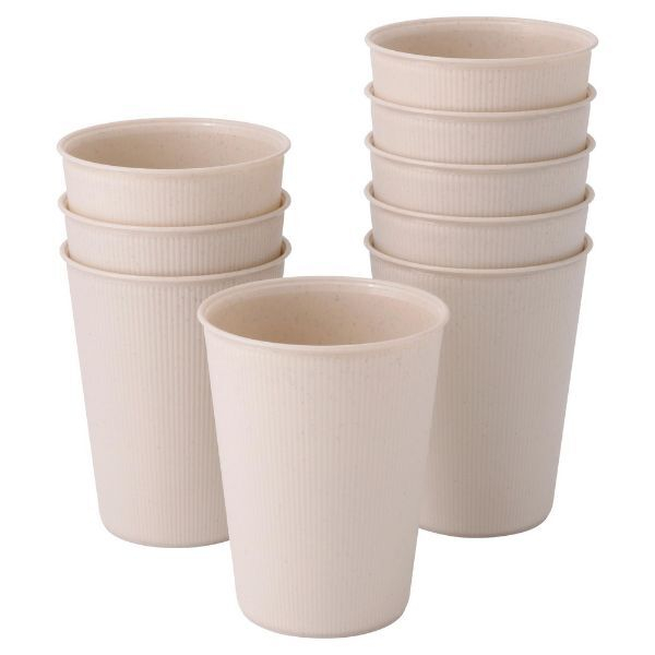 5414638199831 - Greenbox Mehrwegbecher Riffelbecher Ø 9 cm 300 ml braun Coffee to go Mehrwegbecher für Heißgetränke 1 Karton = 165 Stück