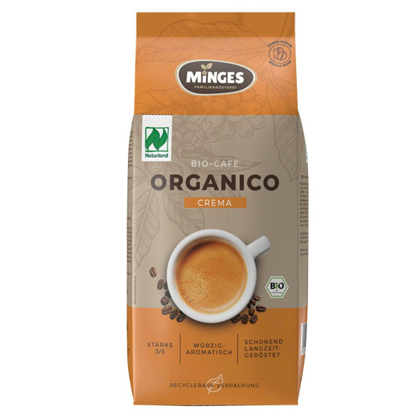 4037014964451 - Organico Crema Bio-Kaffeebohnen Arabica- und Robustabohnen 5000 g 4037014964451 500 Gramm