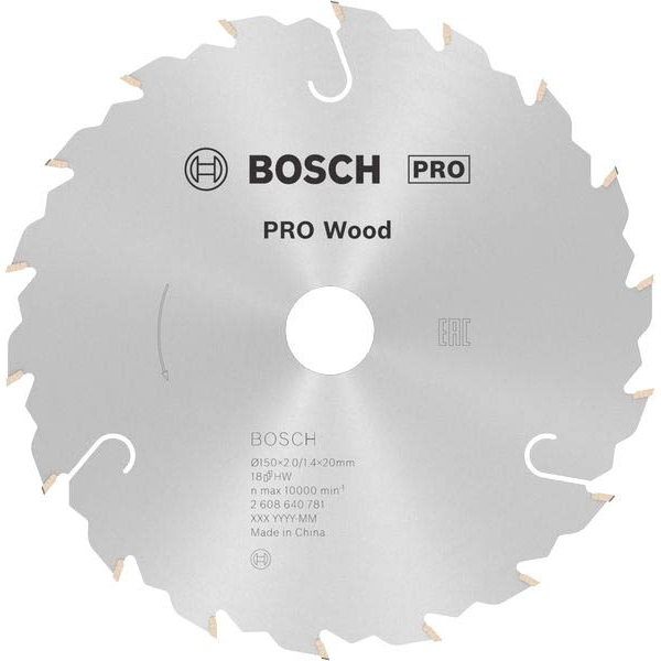 3165140239929 - PRO Wood Kreissägeblatt 1500 mm 18 Zähne 3165140239929 Bosch