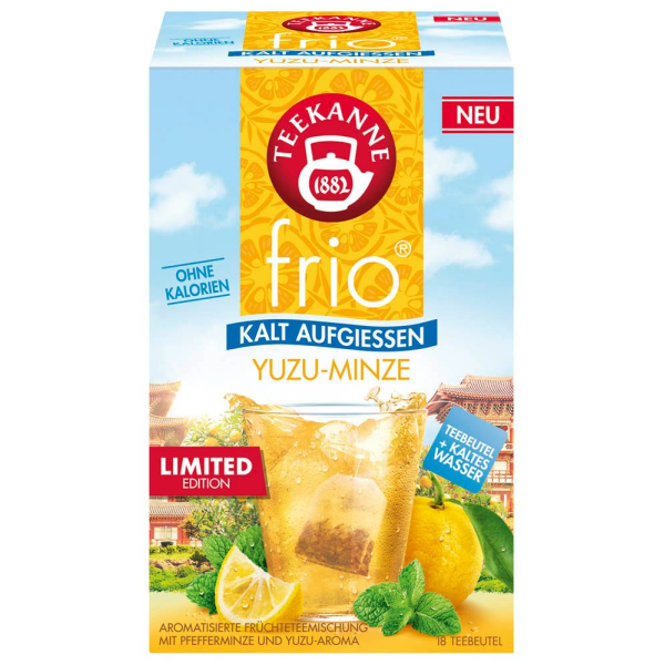 4009300021070 - frio Yuzu Minze Tee kalt 18 Portionen 4009300021070 45 Gramm